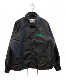 DIESEL（ディーゼル）の古着「コーチジャケット」｜ブラック×グリーン
