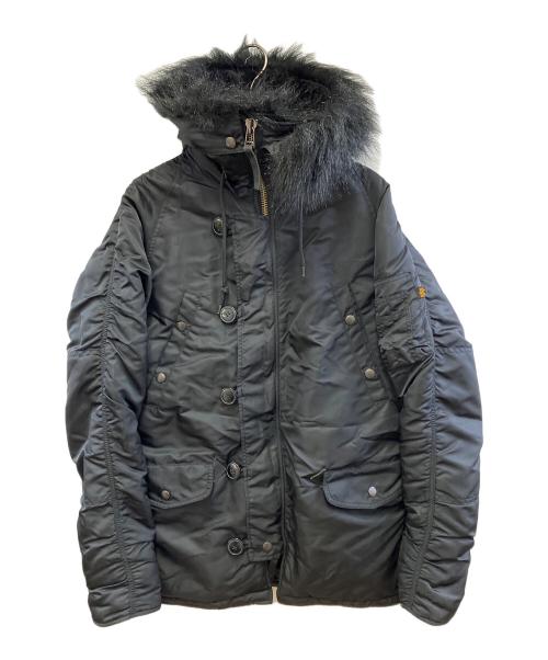 ALPHA（アルファ）ALPHA (アルファ) N-3Bタイプコート ブラック サイズ:Mの古着・服飾アイテム