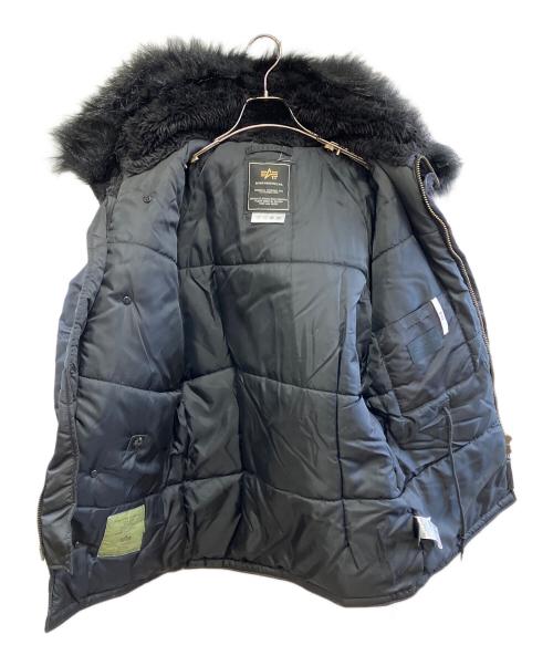 ALPHA（アルファ）ALPHA (アルファ) N-3Bタイプコート ブラック サイズ:Mの古着・服飾アイテム