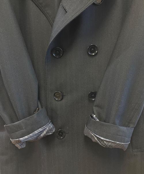 BURBERRY BLACK LABEL（バーバリーブラックレーベル）BURBERRY BLACK LABEL (バーバリーブラックレーベル) ナポレオンコート ブラック サイズ:Mの古着・服飾アイテム