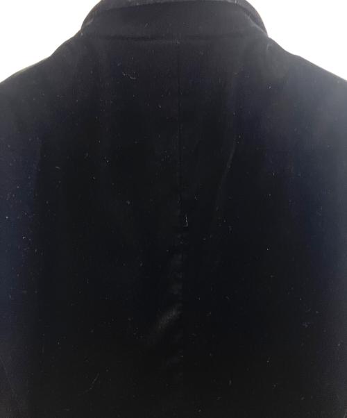 BURBERRY BLACK LABEL（バーバリーブラックレーベル）BURBERRY BLACK LABEL (バーバリーブラックレーベル) ベロアジャケット ブラック サイズ:Lの古着・服飾アイテム