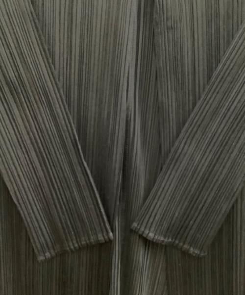 PLEATS PLEASE（プリーツプリーズ）PLEATS PLEASE (プリーツプリーズ) 薄手カーディガン ブラック サイズ:3の古着・服飾アイテム