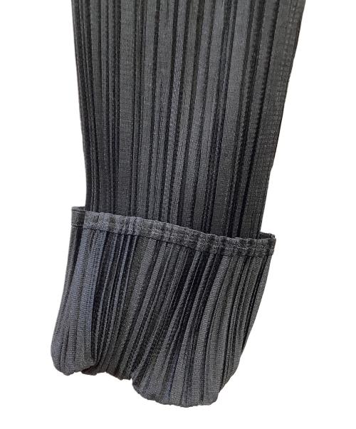 PLEATS PLEASE（プリーツプリーズ）PLEATS PLEASE (プリーツプリーズ) 薄手カーディガン ブラック サイズ:3の古着・服飾アイテム