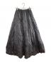 ISSEY MIYAKE（イッセイミヤケ）の古着「ロングフレアバルーンスカート」｜ブラック