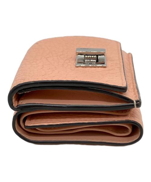 FENDI（フェンディ）FENDI (フェンディ) 3つ折り財布 ピンクの古着・服飾アイテム