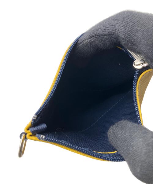 PORTER GIRL（ポーターガール）PORTER GIRL (ポーターガール) BOYFRIEND TOTE ネイビー×イエローの古着・服飾アイテム