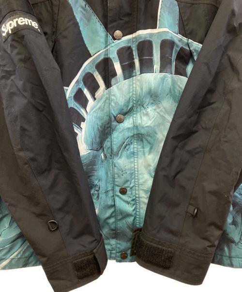 THE NORTH FACE（ザ ノース フェイス）THE NORTH FACE (ザ ノース フェイス) Supreme (シュプリーム) STATUE Of Liberty MOUNTAIN JACKET ブラック×グレー サイズ:Mの古着・服飾アイテム