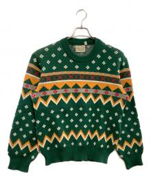 CUGGI（クージー）の古着「厚手ニット」｜グリーン