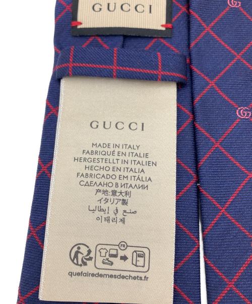 GUCCI（グッチ）GUCCI (グッチ) ネクタイ ネイビー サイズ:不明の古着・服飾アイテム