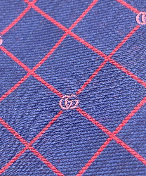 GUCCI（グッチ）GUCCI (グッチ) ネクタイ ネイビー サイズ:不明の古着・服飾アイテム