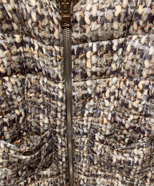 HERNO（ヘルノ）HERNO (ヘルノ) ダウンコート ベージュ×パープル サイズ:42の古着・服飾アイテム