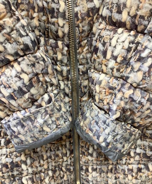 HERNO（ヘルノ）HERNO (ヘルノ) ダウンコート ベージュ×パープル サイズ:42の古着・服飾アイテム