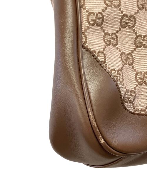 GUCCI（グッチ）GUCCI (グッチ) セミショルダーバッグ ピンク×ブラウンの古着・服飾アイテム