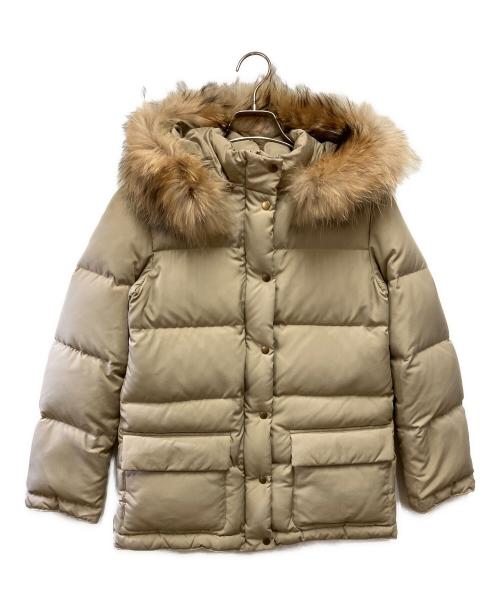 IENA（イエナ）IENA (イエナ) ファーダウンジャケット ベージュ サイズ:36の古着・服飾アイテム