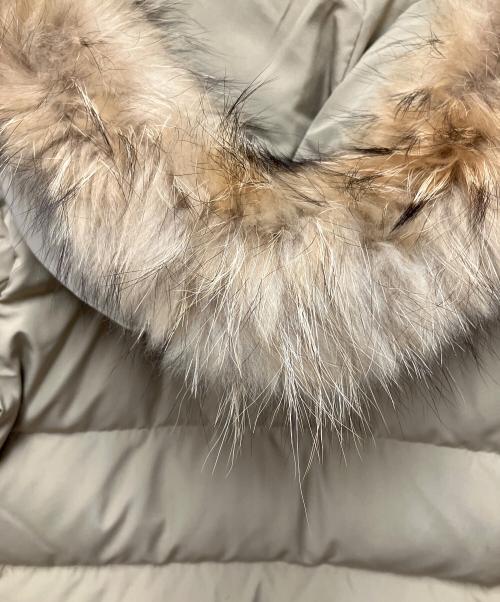 IENA（イエナ）IENA (イエナ) ファーダウンジャケット ベージュ サイズ:36の古着・服飾アイテム