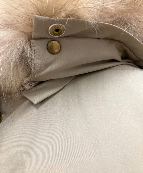 IENA（イエナ）IENA (イエナ) ファーダウンジャケット ベージュ サイズ:36の古着・服飾アイテム