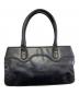 GUCCI (グッチ) トートバッグ ブラック×ゴールド：15000円