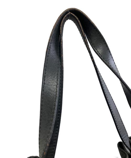 JIMMY CHOO（ジミーチュウ）JIMMY CHOO (ジミーチュウ) トートバッグ ブラック×ゴールドの古着・服飾アイテム