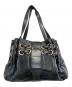 JIMMY CHOO (ジミーチュウ) トートバッグ ブラック×ゴールド：10000円