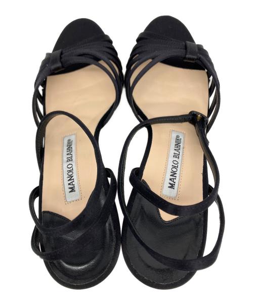 Manolo Blahnik（マノロブラニク）Manolo Blahnik (マノロブラニク) サンダル ブラック サイズ:36の古着・服飾アイテム