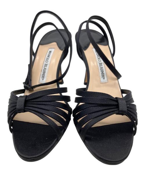 Manolo Blahnik（マノロブラニク）Manolo Blahnik (マノロブラニク) サンダル ブラック サイズ:36の古着・服飾アイテム