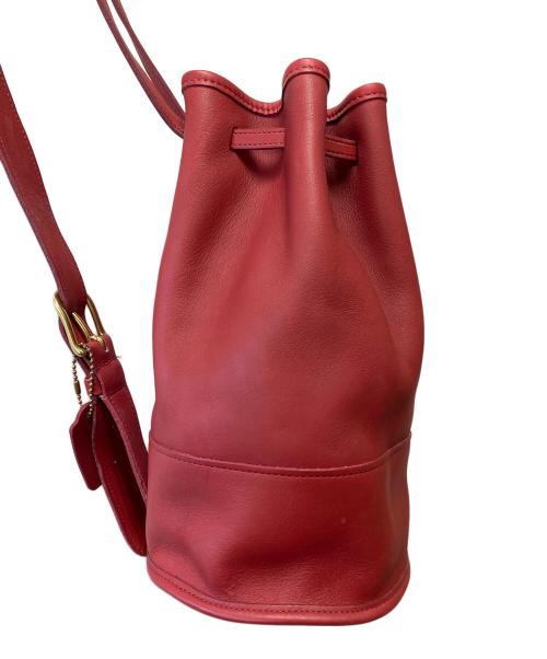COACH（コーチ）COACH (コーチ) ワンショルダーバッグ レッドの古着・服飾アイテム