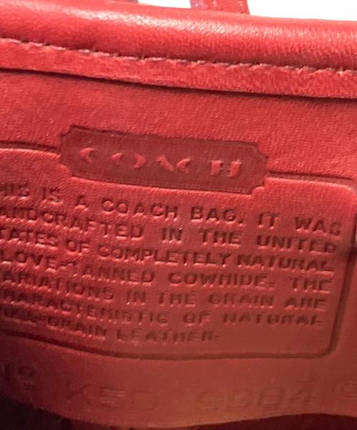 COACH（コーチ）COACH (コーチ) ワンショルダーバッグ レッドの古着・服飾アイテム