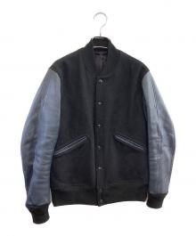 N.HOOLYWOOD（エヌ ハリウッド）の古着「アームレザースタジャン」｜ブラック