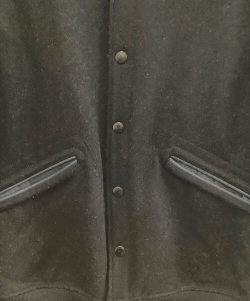 N.HOOLYWOOD（エヌ ハリウッド）N.HOOLYWOOD (エヌ ハリウッド) アームレザースタジャン ブラック サイズ:36の古着・服飾アイテム