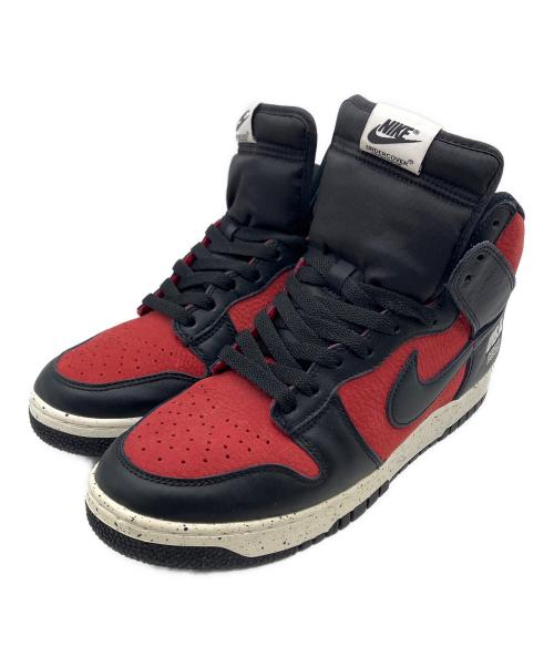 NIKE（ナイキ）NIKE (ナイキ) UNDERCOVER (アンダーカバー) ハイカットスニーカー レッド×ブラック サイズ:27の古着・服飾アイテム