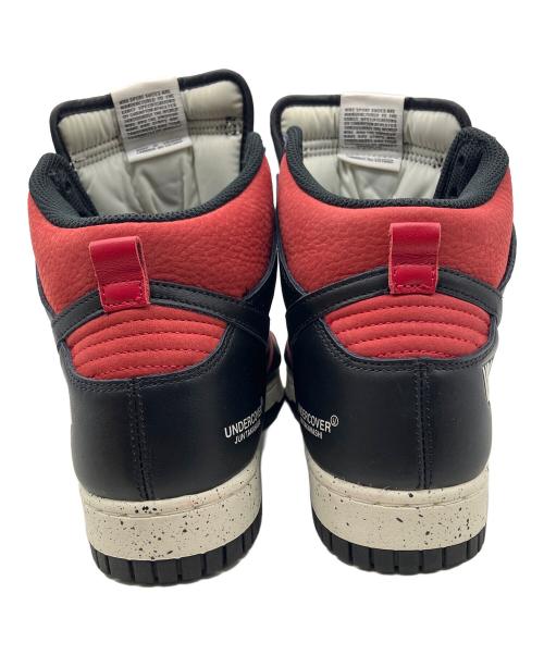 NIKE（ナイキ）NIKE (ナイキ) UNDERCOVER (アンダーカバー) ハイカットスニーカー レッド×ブラック サイズ:27の古着・服飾アイテム