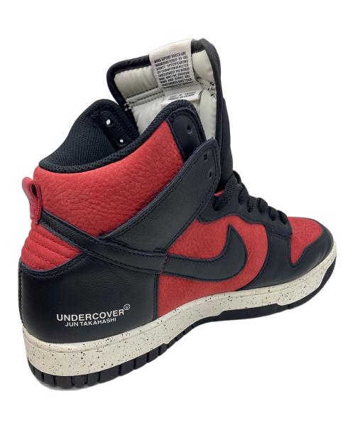 NIKE（ナイキ）NIKE (ナイキ) UNDERCOVER (アンダーカバー) ハイカットスニーカー レッド×ブラック サイズ:27の古着・服飾アイテム