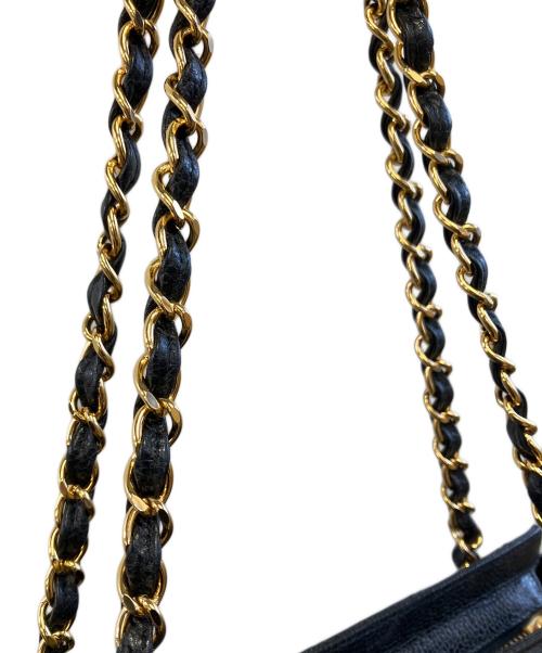 CHANEL（シャネル）CHANEL (シャネル) チェーンショルダーバッグ ブラックの古着・服飾アイテム
