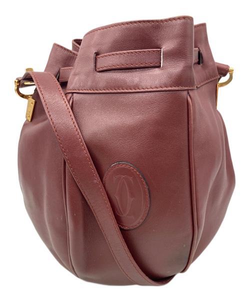 Cartier（カルティエ）Cartier (カルティエ) ショルダーバッグ レッドの古着・服飾アイテム