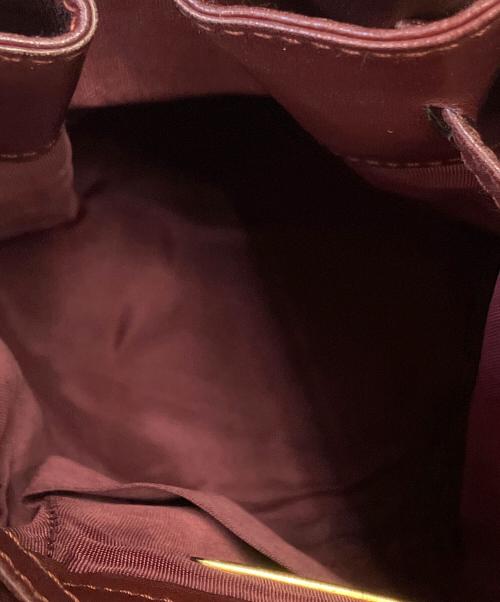 Cartier（カルティエ）Cartier (カルティエ) ショルダーバッグ レッドの古着・服飾アイテム