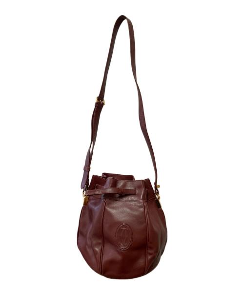 Cartier（カルティエ）Cartier (カルティエ) ショルダーバッグ レッドの古着・服飾アイテム
