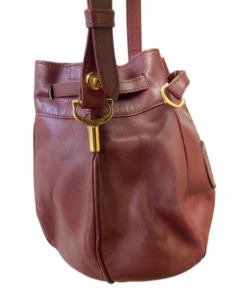 Cartier（カルティエ）Cartier (カルティエ) ショルダーバッグ レッドの古着・服飾アイテム