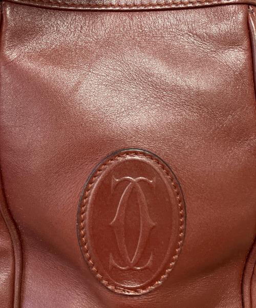 Cartier（カルティエ）Cartier (カルティエ) ショルダーバッグ レッドの古着・服飾アイテム