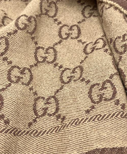 GUCCI（グッチ）GUCCI (グッチ) マフラー ブラウンの古着・服飾アイテム