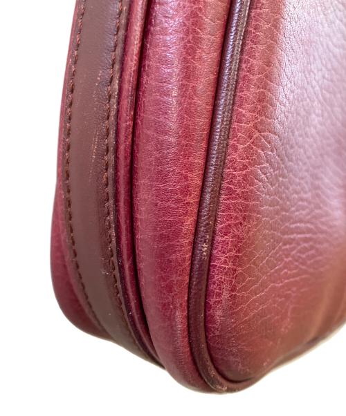 mast de Cartier（マストドゥカルティエ）mast de Cartier (マストドゥカルティエ) ショルダーバッグ ボルドーの古着・服飾アイテム