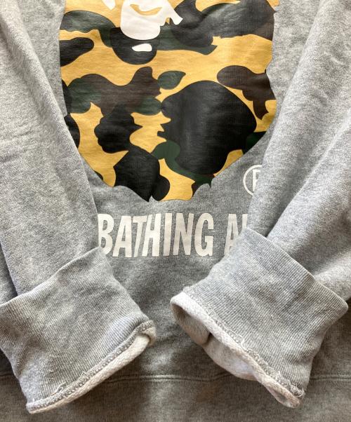 A BATHING APE（ア ベイシング エイプ）A BATHING APE (ア ベイシング エイプ) スウェット グレー サイズ:Mの古着・服飾アイテム