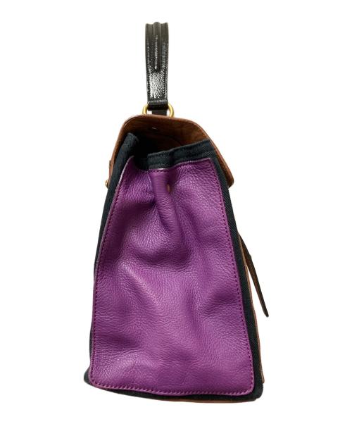 Yves Saint Laurent（イヴサンローラン）Yves Saint Laurent (イヴサンローラン) ミューズトゥハンドバッグ ブラウンの古着・服飾アイテム