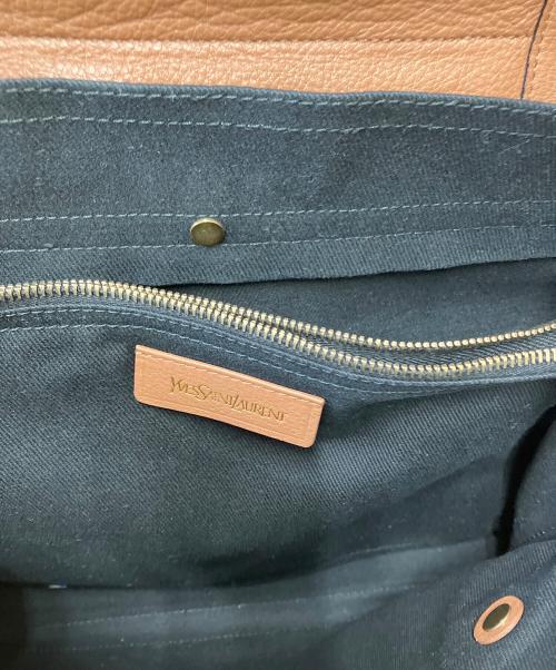 Yves Saint Laurent（イヴサンローラン）Yves Saint Laurent (イヴサンローラン) ミューズトゥハンドバッグ ブラウンの古着・服飾アイテム
