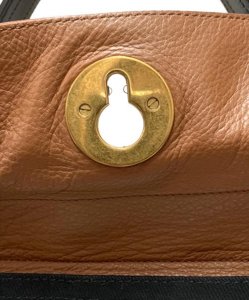 Yves Saint Laurent（イヴサンローラン）Yves Saint Laurent (イヴサンローラン) ミューズトゥハンドバッグ ブラウンの古着・服飾アイテム