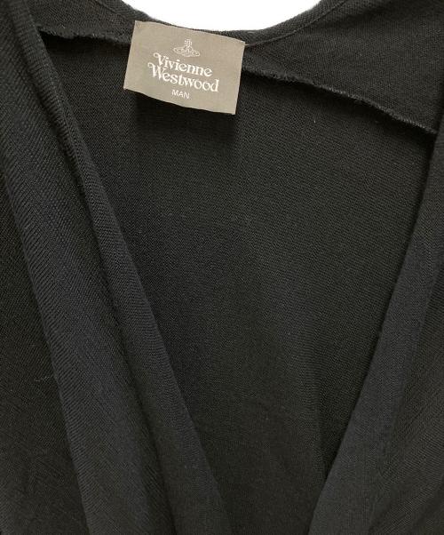 Vivienne Westwood（ヴィヴィアンウエストウッド）Vivienne Westwood (ヴィヴィアンウエストウッド) ブランケットカーディガン ブラック サイズ:Fの古着・服飾アイテム