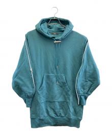 DIESEL（ディーゼル）の古着「ジップスウェットワンピースパーカー」｜グリーン