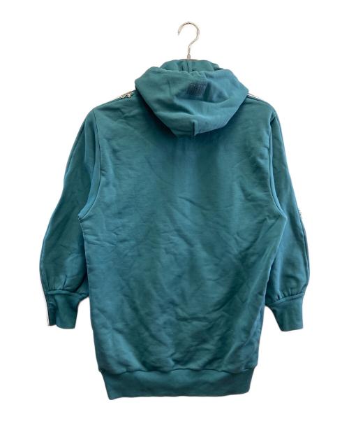 DIESEL（ディーゼル）DIESEL (ディーゼル) ジップスウェットワンピースパーカー グリーン サイズ:XSの古着・服飾アイテム