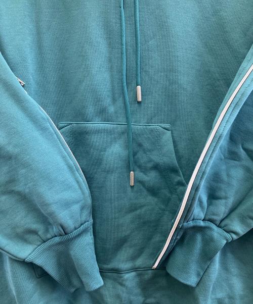 DIESEL（ディーゼル）DIESEL (ディーゼル) ジップスウェットワンピースパーカー グリーン サイズ:XSの古着・服飾アイテム
