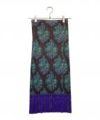 PLEATS PLEASEプリーツプリーズ）の古着「プリーツスカート」｜ブラウン