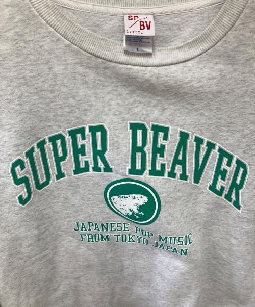 SP/BV（エスピー/ ビーブイ）SP/BV (エスピー/ ビーブイ) ライブスウェット グレー サイズ:Lの古着・服飾アイテム